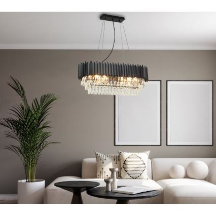 Brilagi - Závesný luster CARLOS na lanku 10xE14/40W/230V