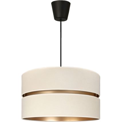 Brilagi - Závesný luster DUO-DUO na lanku 1xE27/60W/230V pr. 40 cm krémová/zlatá