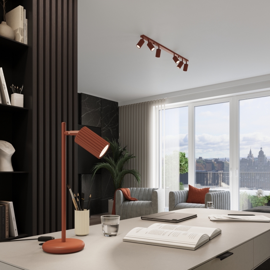 Brilagi - Závesný luster na lane CRESTO 1xGU10/10W/230V červený