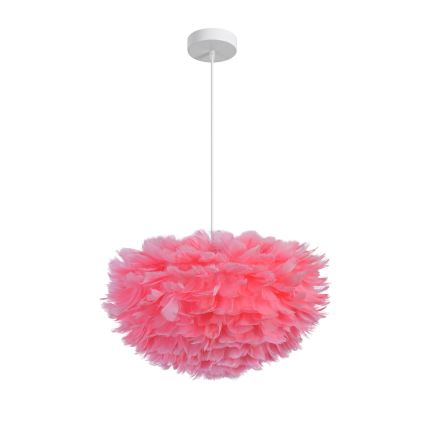 BRILAGI - Závesný luster na lankách FEATHER 3xE27/40W/230V priemer 50 cm ružový