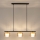 Brilagi - Závesný luster na lanku AURA LUX 3xGX53/30W/230V čierna/zlatá
