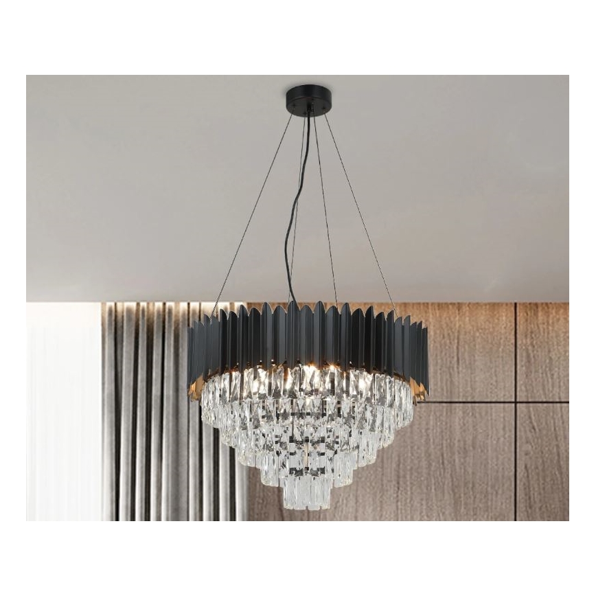 Brilagi - Závesný luster na lanku CARLOS 9xE14/40W/230V priemer 60 cm
