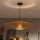 Brilagi - Závesný luster na lanku CERIA BOHO 1xE27/40W/230V priemer 70 cm čierna/hnedá