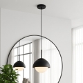 BRILAGI - Závesný luster na lanku COSMO 1xE27/60W/230V pr. 18 cm čierna