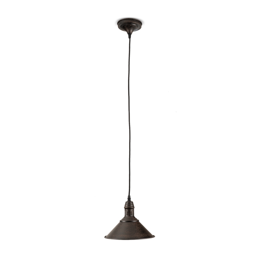 BRILAGI - Závesný luster na lanku FORGE 1xE27/60W/230V pr. 22 cm hnedý