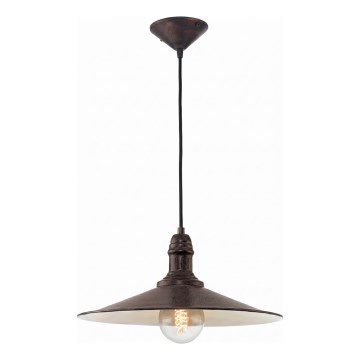 Brilagi - Závesný luster na lanku FORGE 1xE27/60W/230V, priemer 36 cm, čierny
