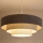 Brilagi - Závesný luster na lanku LUNETA 3xE27/60W/230V priemer 80 cm sivá/krémová/biela