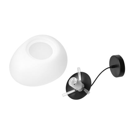 BRILAGI - Závesný luster na lanku PEBBLES 1xE27/40W/230V pr. 30 cm čierna