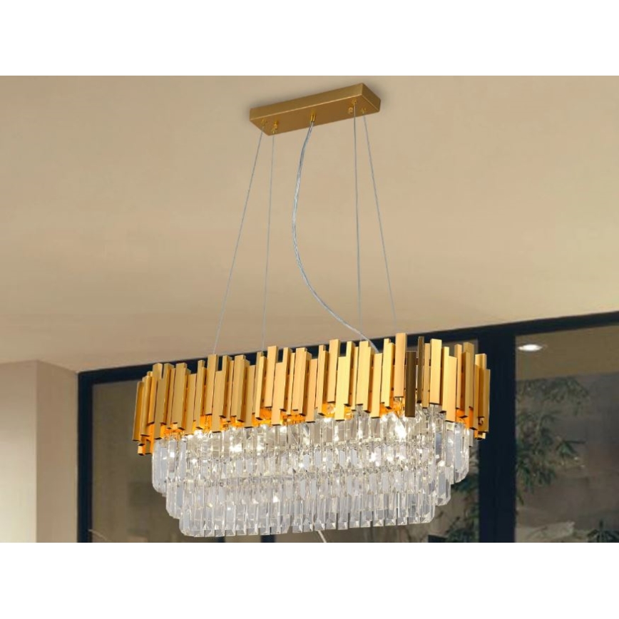 Brilagi - Závesný luster na lanku PLAZA 10xE14/40W/230V