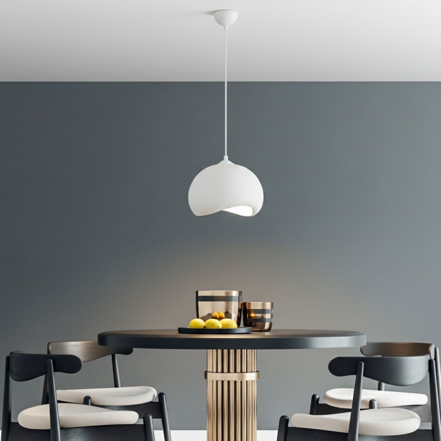 Brilagi - Závesný luster na lanku WABI SABI 1xE27/40W/230V pr. 34 cm biely