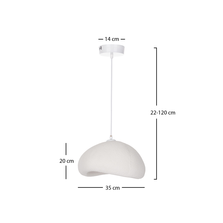 Brilagi - Závesný luster na lanku WABI SABI 1xE27/40W/230V pr. 35 cm biely