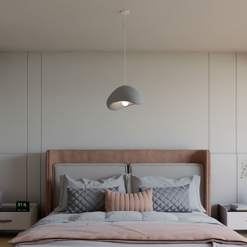 Brilagi - Závesný luster na lanku WABI SABI 1xE27/40W/230V, priemer 33 cm, sivá