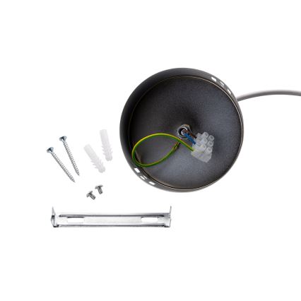 Brilagi - Závesný luster na lanku WABI SABI 1xE27/40W/230V, priemer 33 cm, sivá