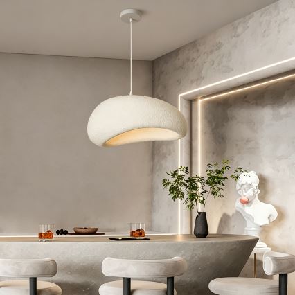 BRILAGI - Závesný luster na lanku WABI SABI 1xE27/60W/230V pr. 50 cm biela