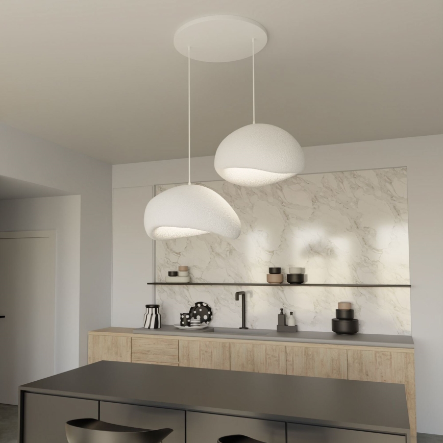 Brilagi - Závesný luster na lanku WABI SABI 2xE27/40W/230V biela