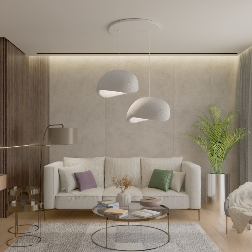 Brilagi - Závesný luster na lanku WABI SABI 2xE27/40W/230V biela