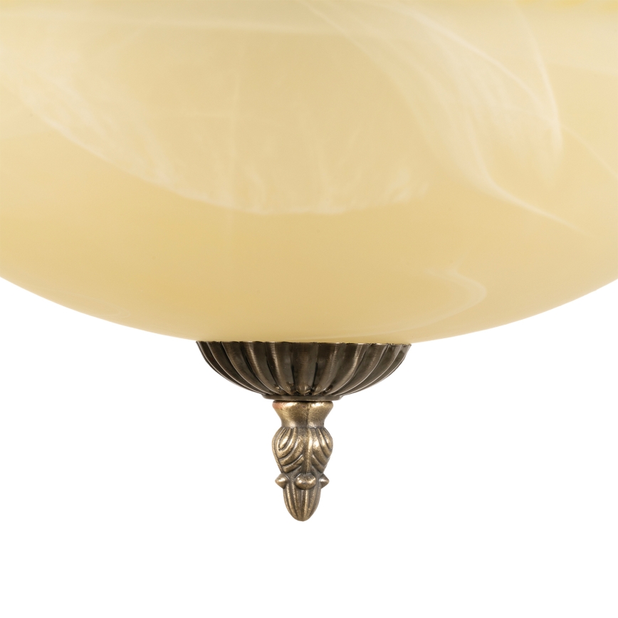 BRILAGI - Závesný luster na reťazi DAHLIA 9xE27/40W/230V, priemer 74 cm, mosadz