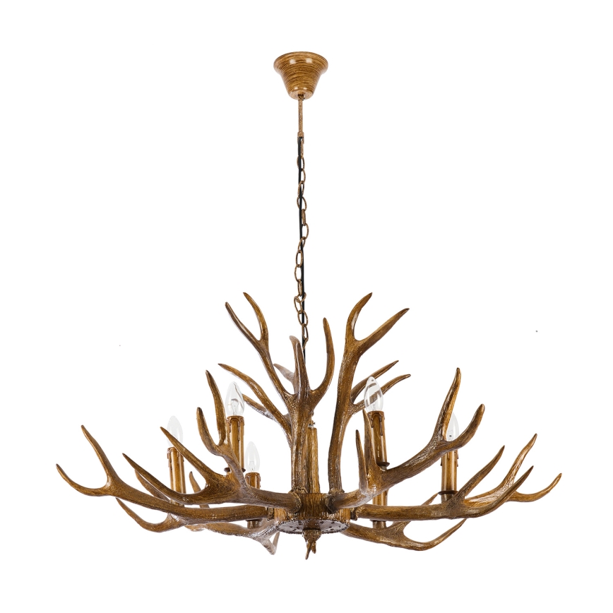 Brilagi - Závesný luster na reťazi DEER, 6×E14, 10 W, 230 V, Ø 102 cm