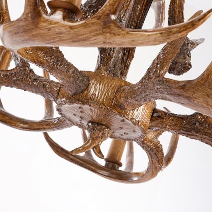 Brilagi - Závesný luster na reťazi DEER, 6×E14, 10 W, 230 V, Ø 102 cm