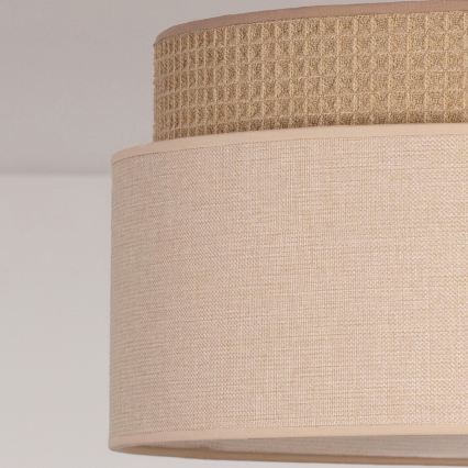 Brilagi - Závesný luster PADOVA na lanku 1xE27/60W/230V pr. 40 cm béžový