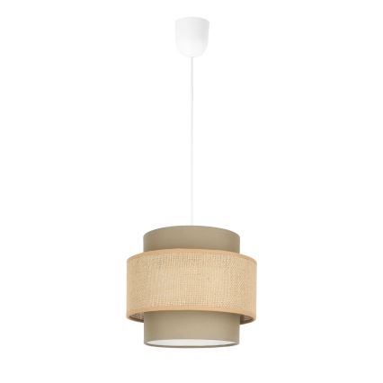 Brilagi - Závesný luster RESNA 1xE27/60W/230V pr. 20 cm hnedá/béžová
