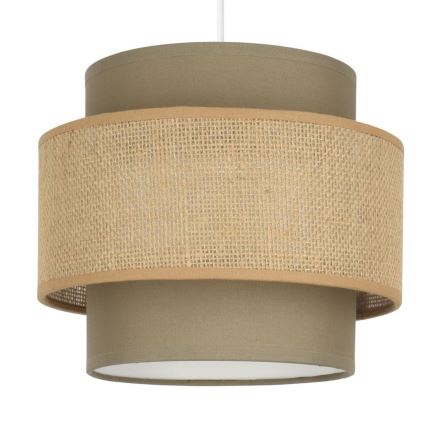 Brilagi - Závesný luster RESNA 1xE27/60W/230V pr. 20 cm hnedá/béžová