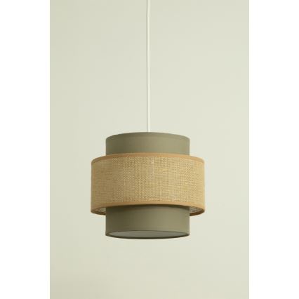 Brilagi - Závesný luster RESNA 1xE27/60W/230V pr. 20 cm hnedá/béžová