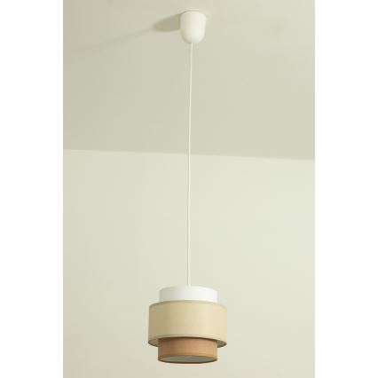 Brilagi - Závesný luster RESNA 1xE27/60W/230V, priemer 20 cm, krémová/béžová