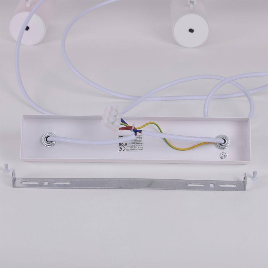 Brilagi - Závesný luster SELE 6xGU10/30W/230V biela/dubový dekor