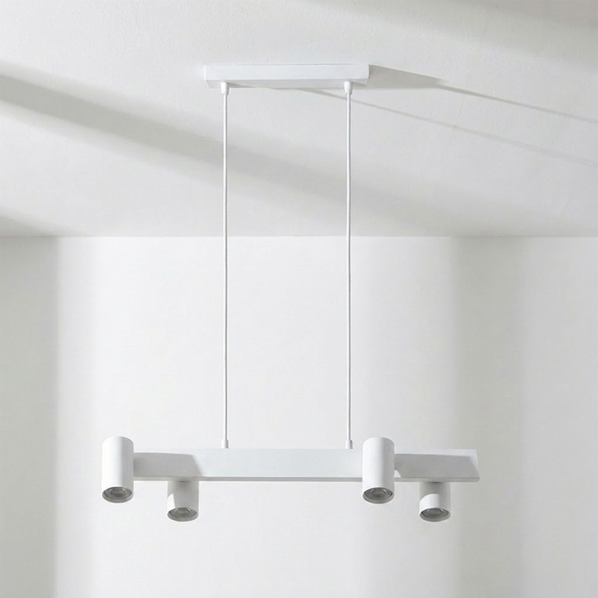 Brilagi - Závesný luster SELE na lanku 4xGU10/30W/230V biely