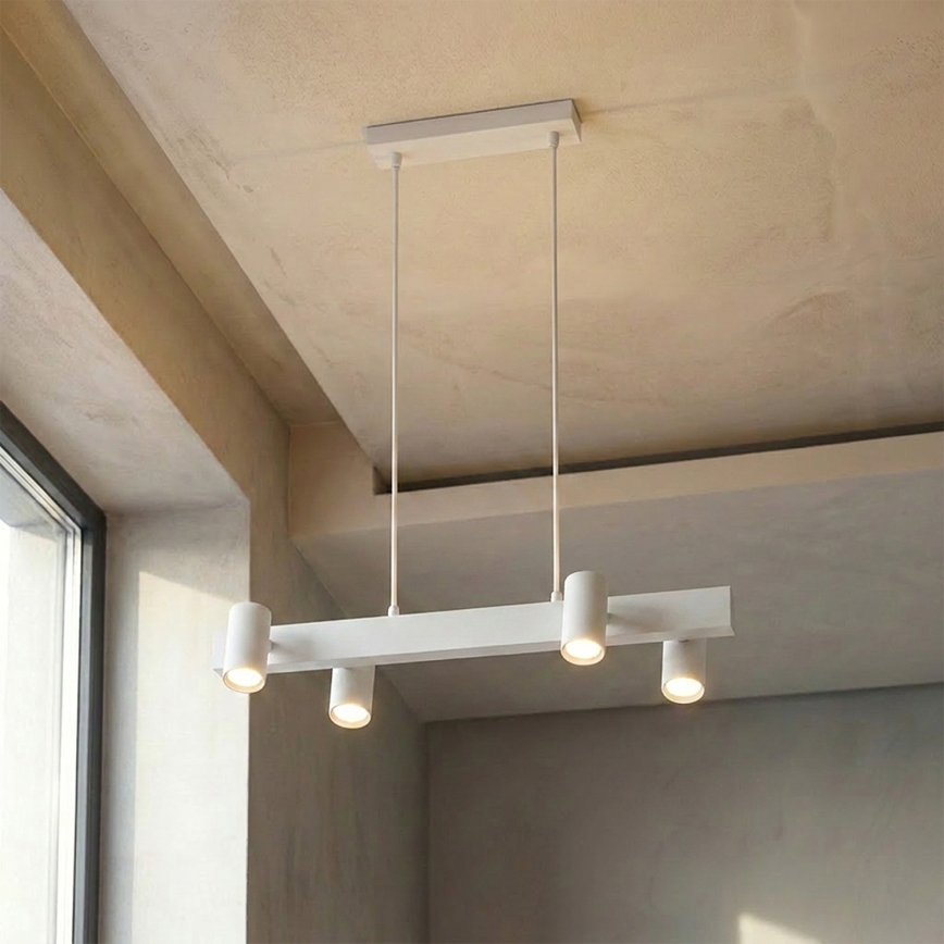 Brilagi - Závesný luster SELE na lanku 4xGU10/30W/230V biely