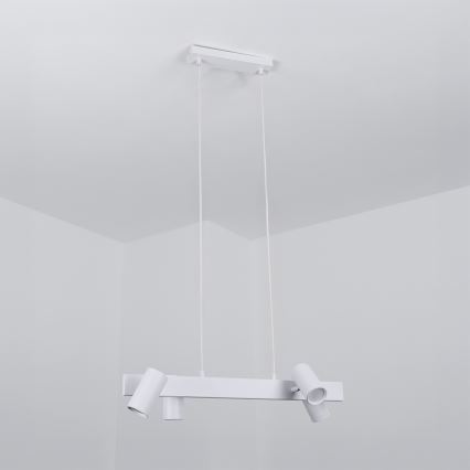 Brilagi - Závesný luster SELE na lanku 4xGU10/30W/230V biely