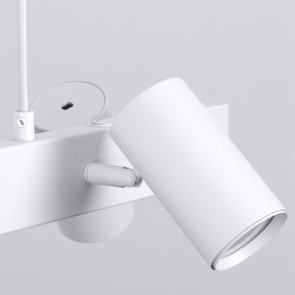 Brilagi - Závesný luster SELE na lanku 4xGU10/30W/230V biely