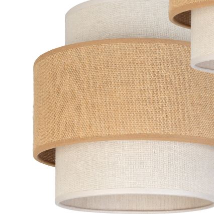 Brilagi - Závesný luster SPACE 3xE27/60W/230V priemer 40 cm béžová/krémová