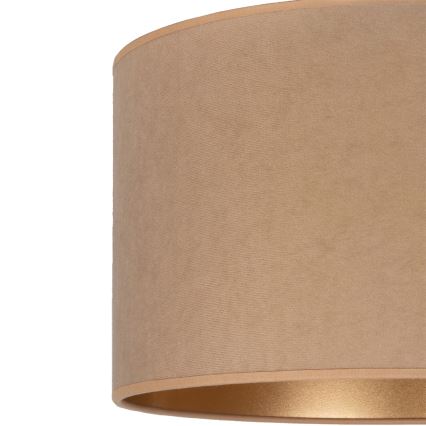 Brilagi - Závesný luster VELVET 1xE27/60W/230V Ø 40 cm béžová/zlatá