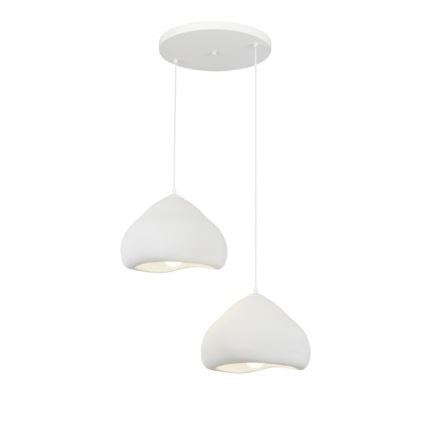 Brilagi - Závesný luster WABI SABI na lankách, 2xE27/40W/230V, priemer 45 cm, biela