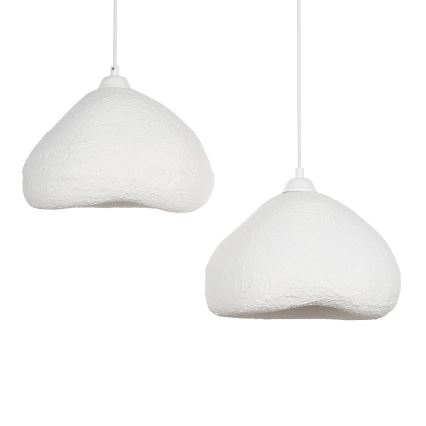 Brilagi - Závesný luster WABI SABI na lankách, 2xE27/40W/230V, priemer 45 cm, biela