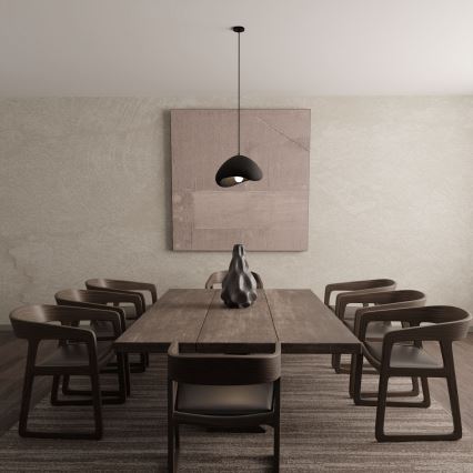 Brilagi - Závesný luster WABI SABI na lanku 1xE27/40W/230V čierna