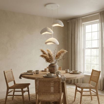 Brilagi - Závesný luster WABI SABI na lanku 3xE27/40W/230V pr. 82 cm biely