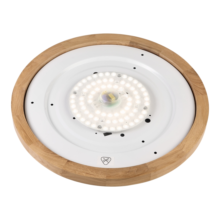 Бриллагі - LED стельове світло BELLADONNA LED/36W/230V діаметр 50 см біле/дуб