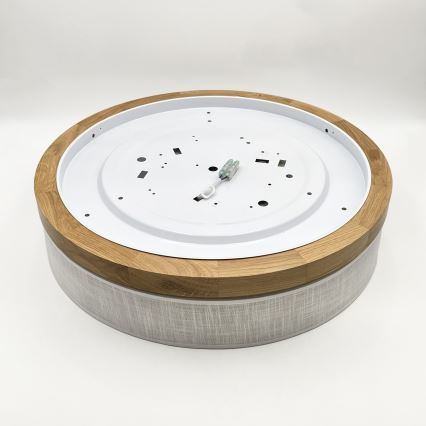Бриллагі - LED стельове світло BELLADONNA LED/36W/230V діаметр 50 см біле/дуб