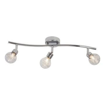 Brilliant - Bodové svietidlo BULB 3xG9/28W/230V lesklý chróm