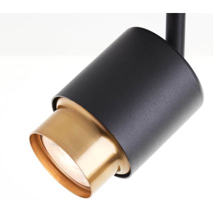 Brilliant - LED bodové svietidlo COVELO 3xGU10/5W/230V čierna/zlatá