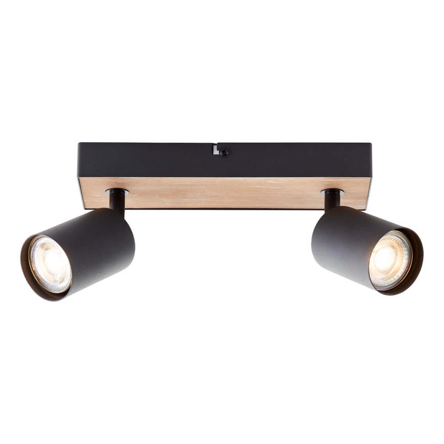 Brilliant - LED Bodové svietidlo JELLO 2xGU10/4,5W/230V borovica