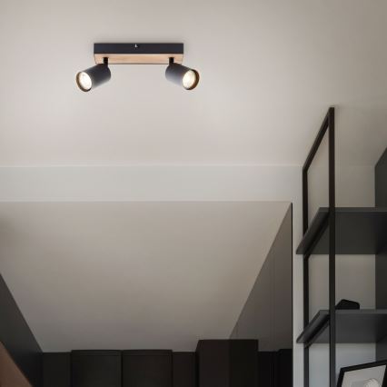 Brilliant - LED Bodové svietidlo JELLO 2xGU10/4,5W/230V borovica