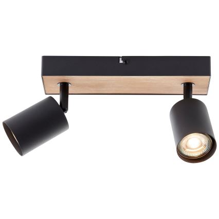 Brilliant - LED Bodové svietidlo JELLO 2xGU10/4,5W/230V borovica