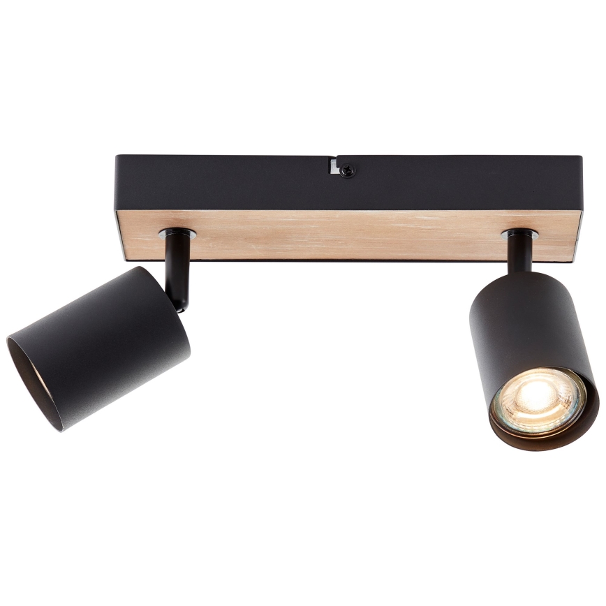 Brilliant - LED Bodové svietidlo JELLO 2xGU10/4,5W/230V borovica