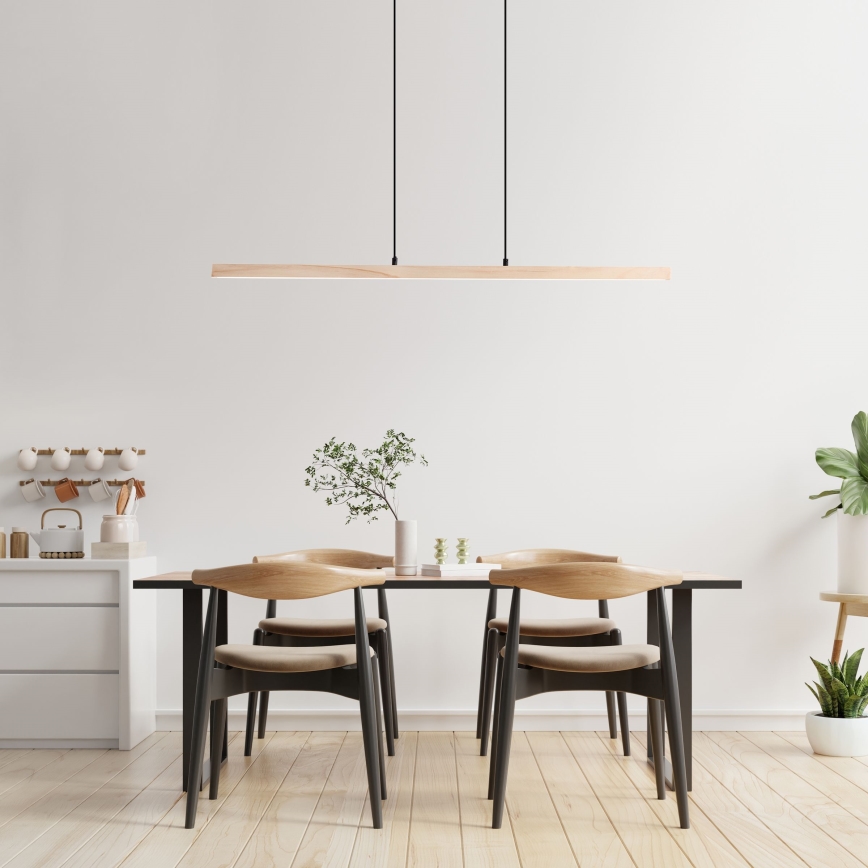 Brilliant - LED luster na lanku ARION LED/22W/230V borovica