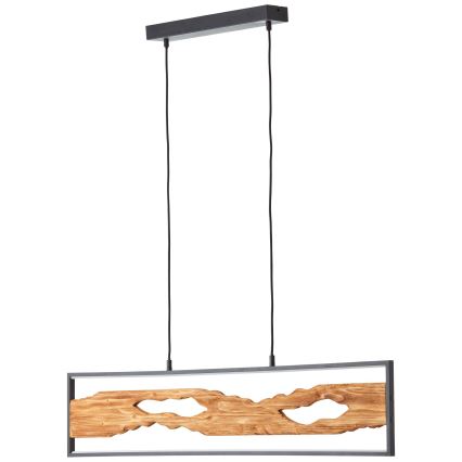 Brilliant - LED Luster na lanku CHAUMONT LED/20W/230V borovica