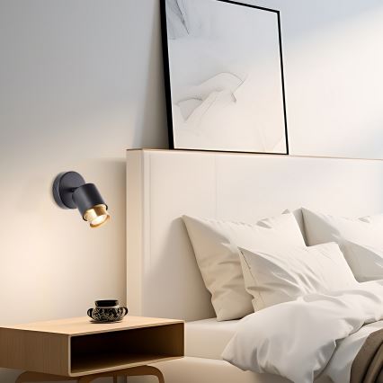 Brilliant - LED nástenné bodové svietidlo COVELO 1xGU10/5W/230V čierna/zlatá